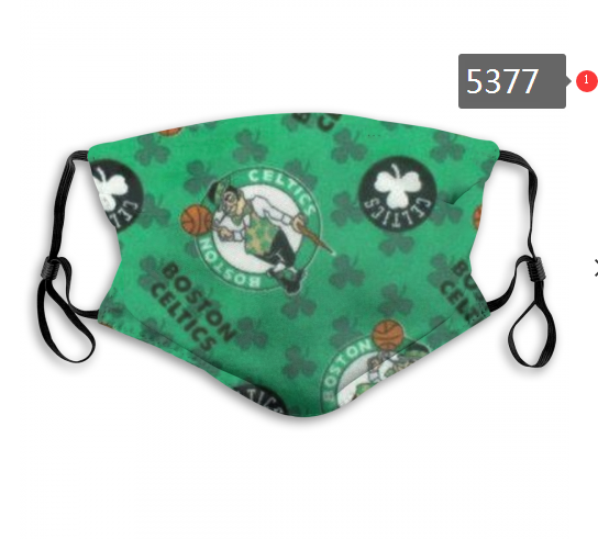 2020 NBA Boston Celtics #4 Dust mask with filter->nba dust mask->Sports Accessory